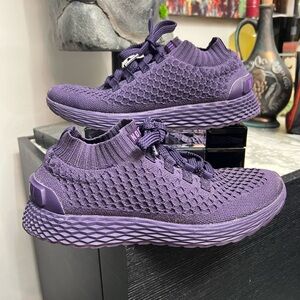 NOBULL Women's Purple Knit Sneakers